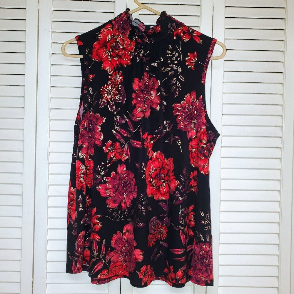 Sami & Jo Sleeveless Turtleneck  Blouse